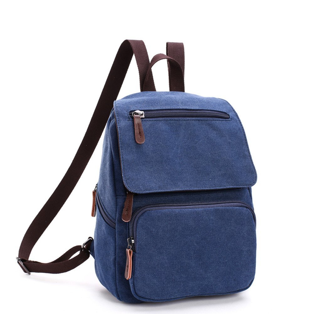 Toupons Small Canvas Backpack for Gilrs & Boys School Rucksack